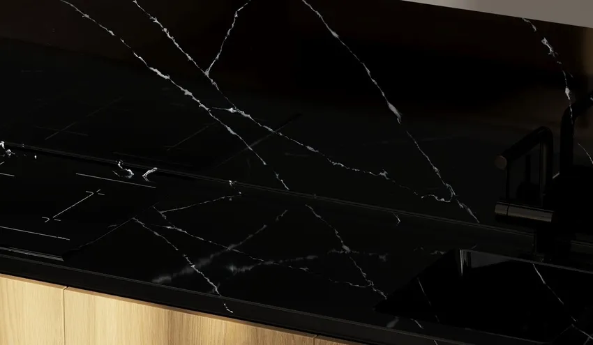Кварцевый агломерат Negro Marquina
